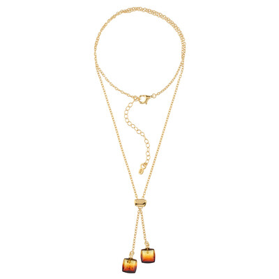 Collier en argent et Ambre de la Baltique Lever du soleil (dagen)