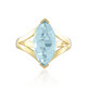 Bague en argent et Topaze bleu ciel (KM by Juwelo)
