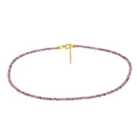 Collier en argent et Rhodochrosite