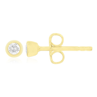 Boucles d'oreilles en argent et Diamant I1 (G) (Annette)