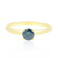 Bague en or et Diamant SI2 bleu (de Melo)