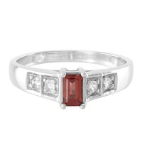 Bague en argent et Grenat de Lindi