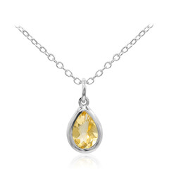 Collier en argent et Citrine