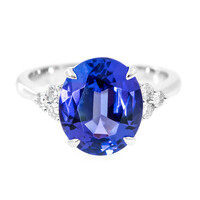 Bague en or et Tanzanite AAA (CIRARI)