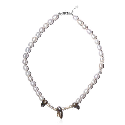 Collier en argent et Perle de culture d'eau douce (TPC)