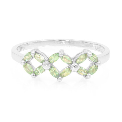 Bague en argent et Alexandrite du Brésil
