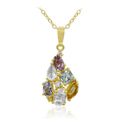 Collier en argent et Citrine