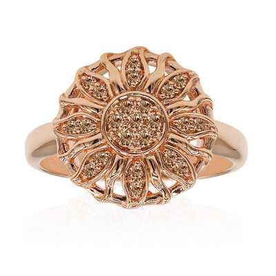 Bague en or et Diamant rose de France SI1 d'Argyle  (Annette)