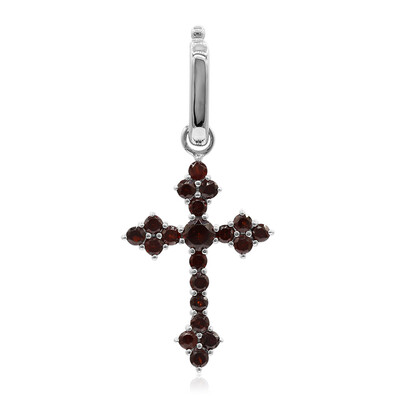 Pendentif en argent et Grenat du Mozambique