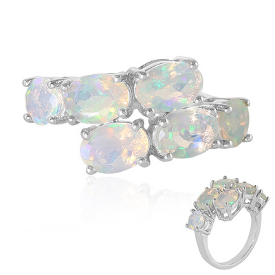 Bague en argent et Opale Welo