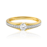 Bague en or et Diamant IF (D)