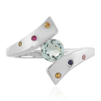 Bague en argent et Topaze bleu ciel