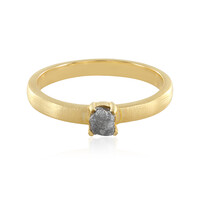 Bague en argent et Diamant couleur argent