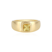 Bague en argent et Béryl jaune