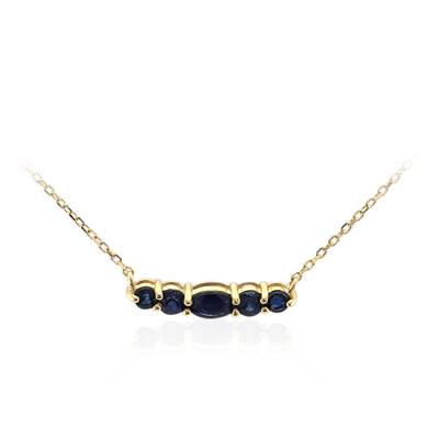 Collier en or et Saphir de Kanchanaburi