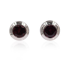Boucles d'oreilles en argent et Grenat de Tocantin