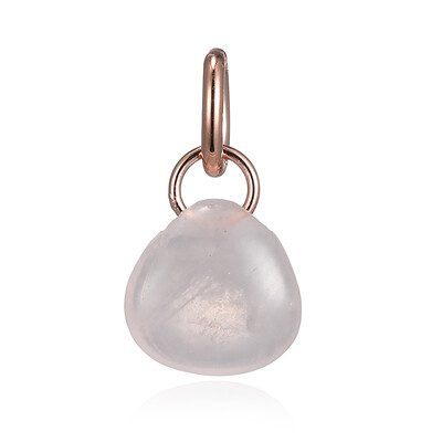 Pendentif en argent et Quartz rose