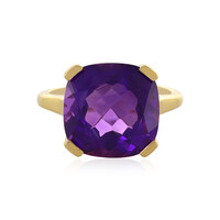 Bague en argent et Améthyste de Zambie