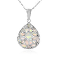 Collier en argent et Opale Welo