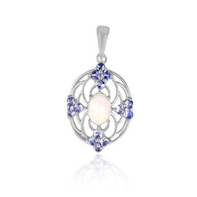 Pendentif en argent et Opale Welo