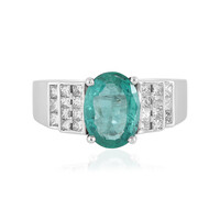Bague en or et Emeraude de Zambie