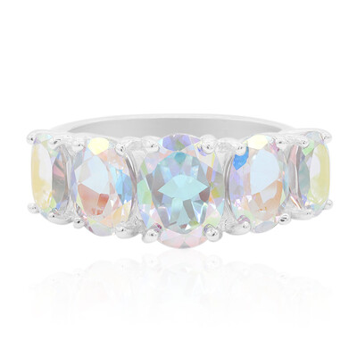 Bague en argent et Topaze Rayon de Lune