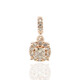 Pendentif en or et Diamant rose de France SI1 d'Argyle  (Annette)