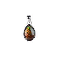 Pendentif en argent et Ammolite