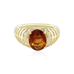 Bague en or et Citrine Madère (Ornaments by de Melo)