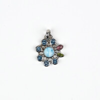 Pendentif en argent et Larimar