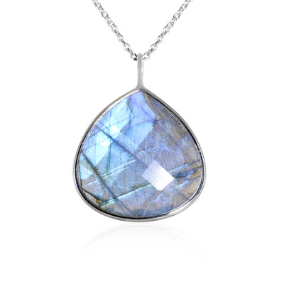 Collier en argent et Labradorite
