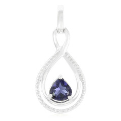 Pendentif en argent et Iolite d’Orissa