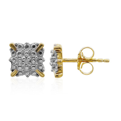 Boucles d'oreilles en argent et Diamant PK (I)