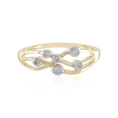 Bague en or et Diamant SI1 (H)