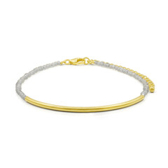 Bracelet en argent et Labradorite