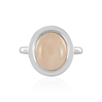 Bague en argent et Morganite (MONOSONO COLLECTION)