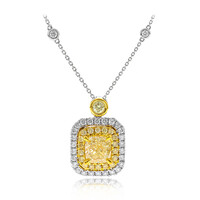 Collier en or et Diamant SI2 jaune (CIRARI)
