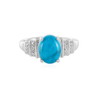 Bague en argent et Turquoise arizona