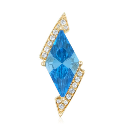 Pendentif en or et Topaze de Marambaia
