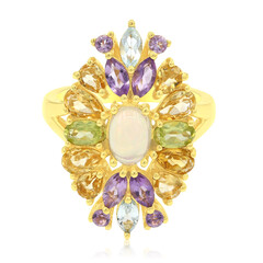 Bague en argent et Opale Welo