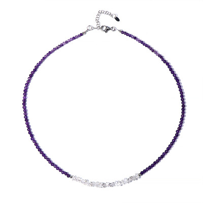 Collier en argent et Améthyste
