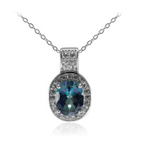Collier en argent et Topaze Neptune