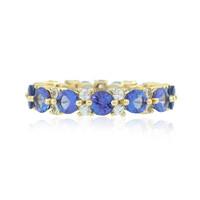 Bague en or et Tanzanite AAA (de Melo)