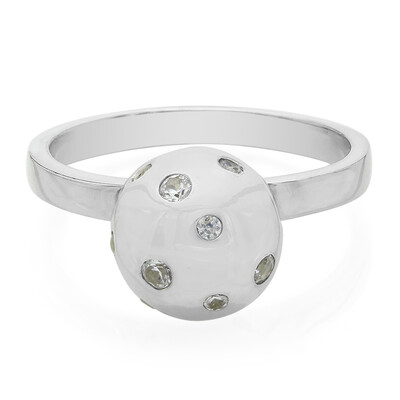 Bague en argent et Zircon (MONOSONO COLLECTION)
