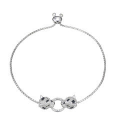 Bracelet en argent et Zircon
