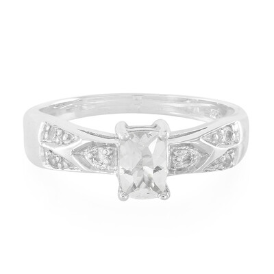 Bague en argent et Béryl de l'Himalaya