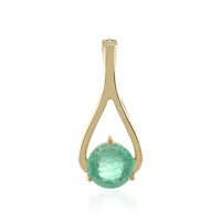 Pendentif en or et Emeraude d'Ethiopie