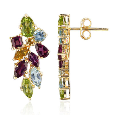 Boucles d'oreilles en argent et Péridot