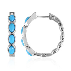 Boucles d'oreilles en argent et Turquoise Sleeping Beauty