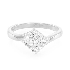 Bague en argent et Saphir blanc